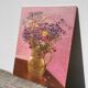 Bouquet de fleurs tableau peinture à l’huile