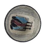 Bitossi "stylized women" - wall plate - Italy - 3rd quarter 20th century