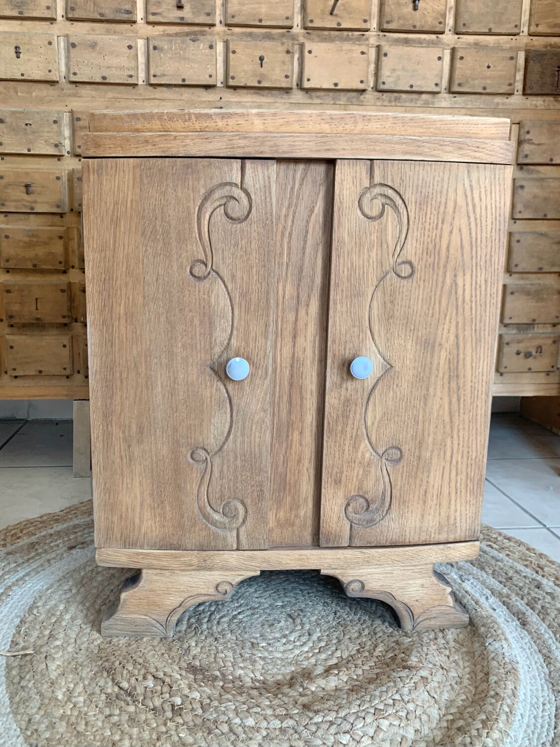 Art deco bedside table