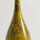 Chinoiserie Ochre Yellow Dragon Vase by Lambeth Doulton Faience, England 1880s