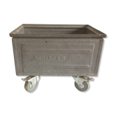 Caisse de rangement en métal Schafer Kasten sur roulettes