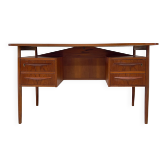 Bureau en teck par Gunner Nielsen pour Tibergaard