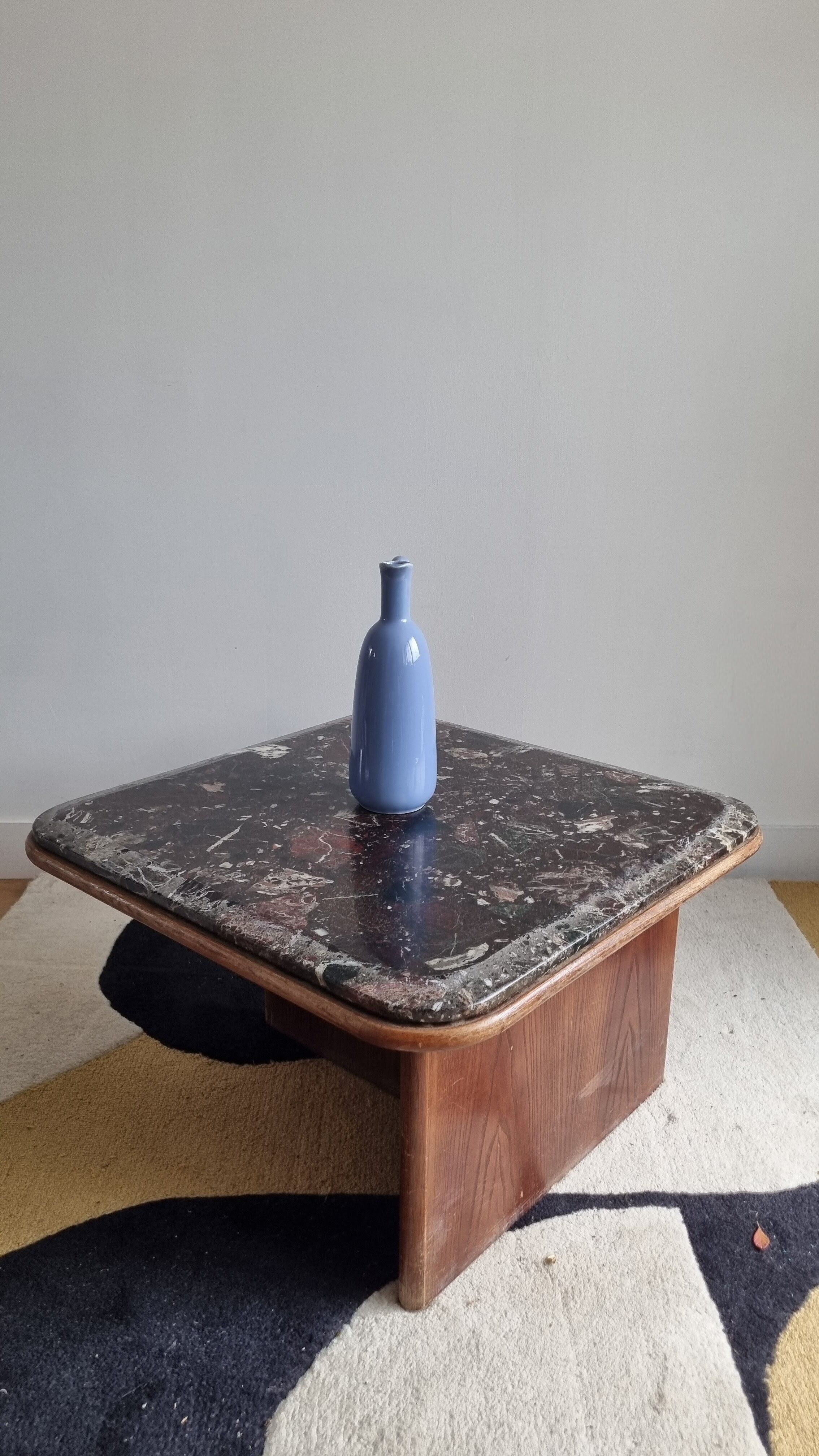Table basse vintage en marbre
