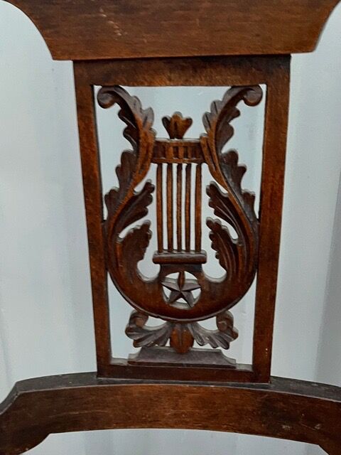 Nice pair of straw armchairs