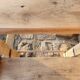 Wooden stepladder