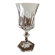 Lot 6 Crystal Villeroy and Boch burgundy glasses