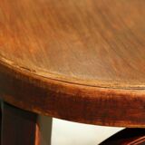 3 Baumann chairs with wide backs No. 30, dark beech