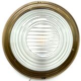 Holophane wall lamp or ceiling lamp 1920 diameter 30 cm depth 10 cm