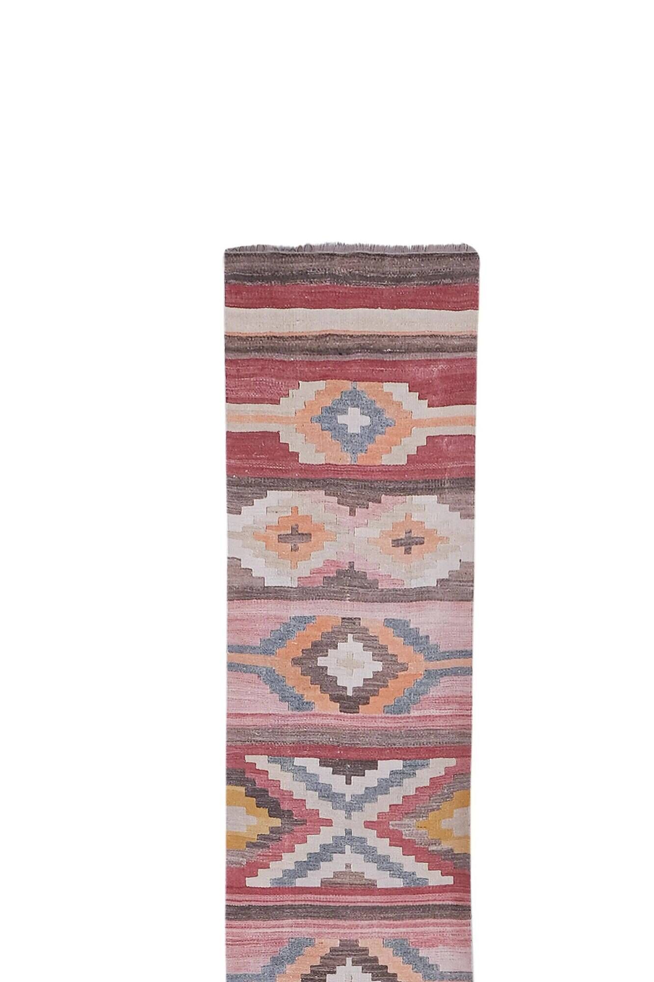 Vintage Turkish hallway rug 75x660 cm