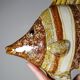 Vintage ceramic wall fish in glazed handmade style, 1970s-1980s.