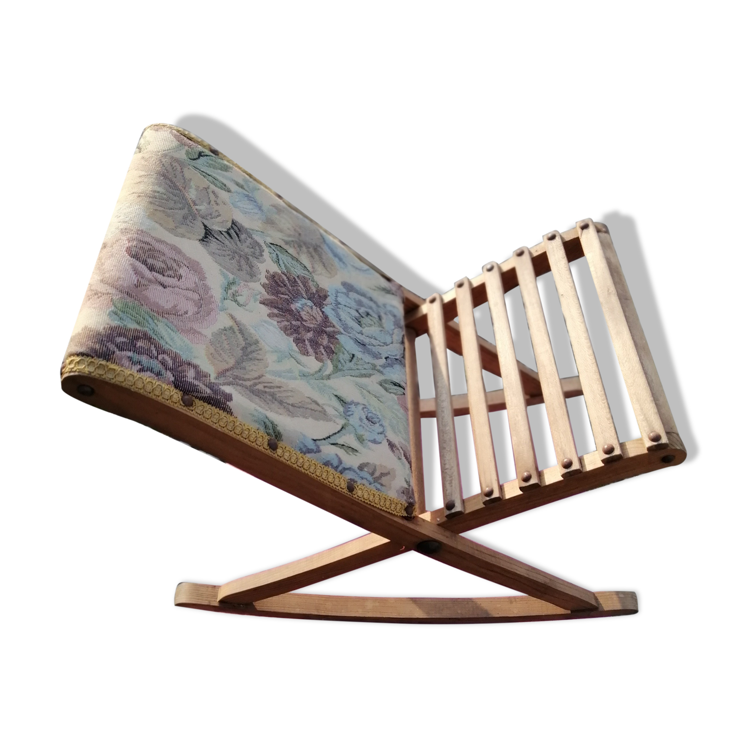 Vintage rocking foot rest