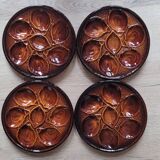 La Redoute x Selency set of 4 oyster plates