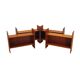 Set of teak bookcases, Danish design, 1970s, production: Denmark