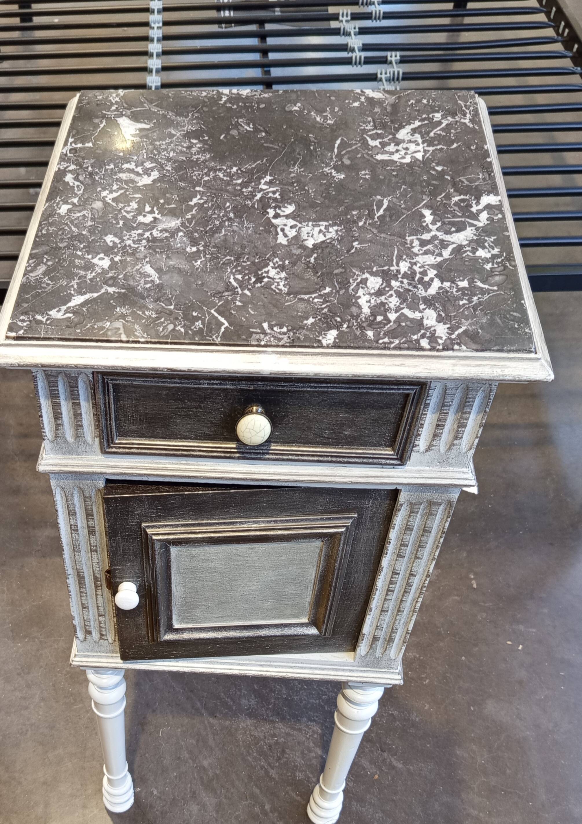 Antique bedside table