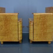 Ensemble de deux tables de chevet Art Déco Tchécoslovaquie, années 1939