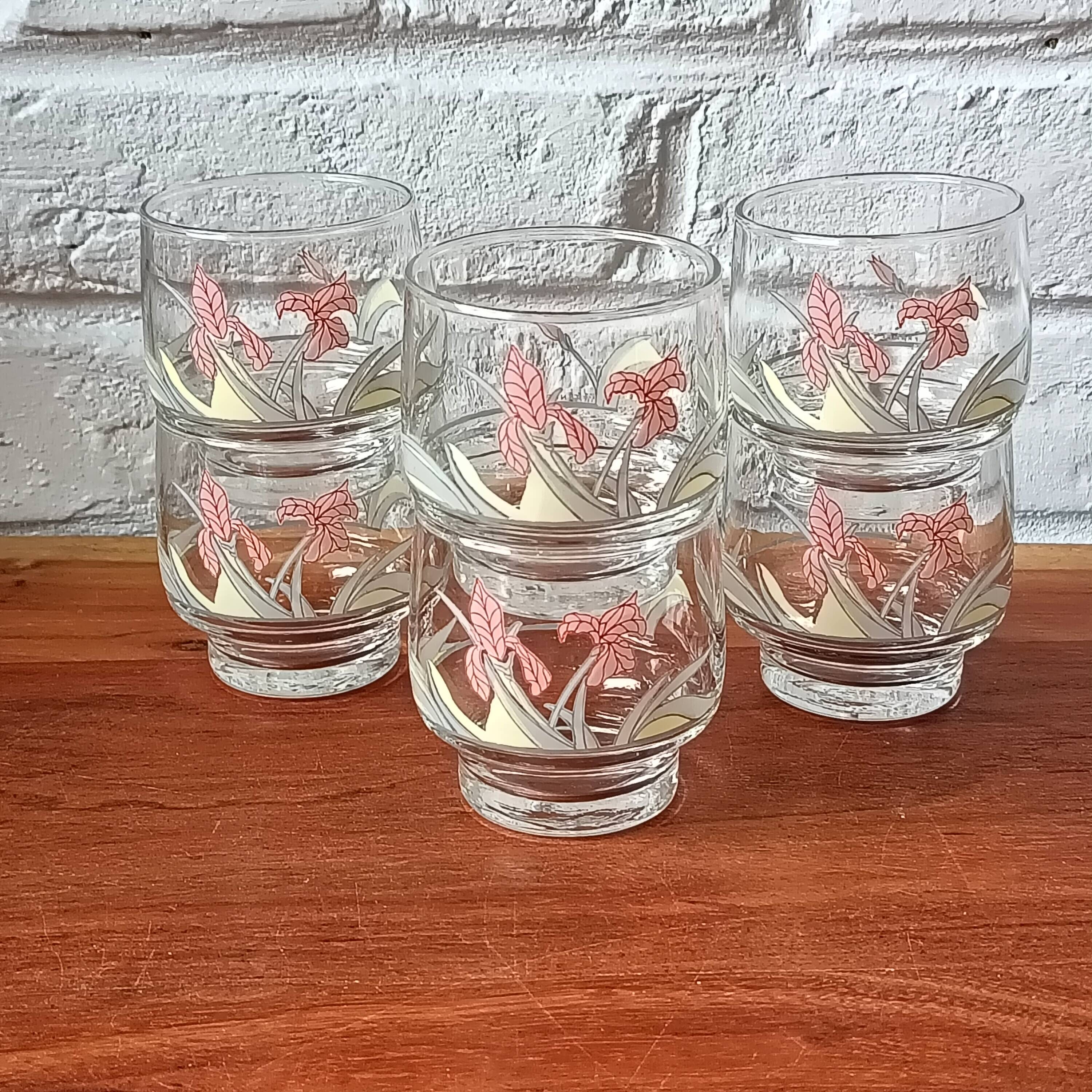 Luminarc France Diana vintage water glasses