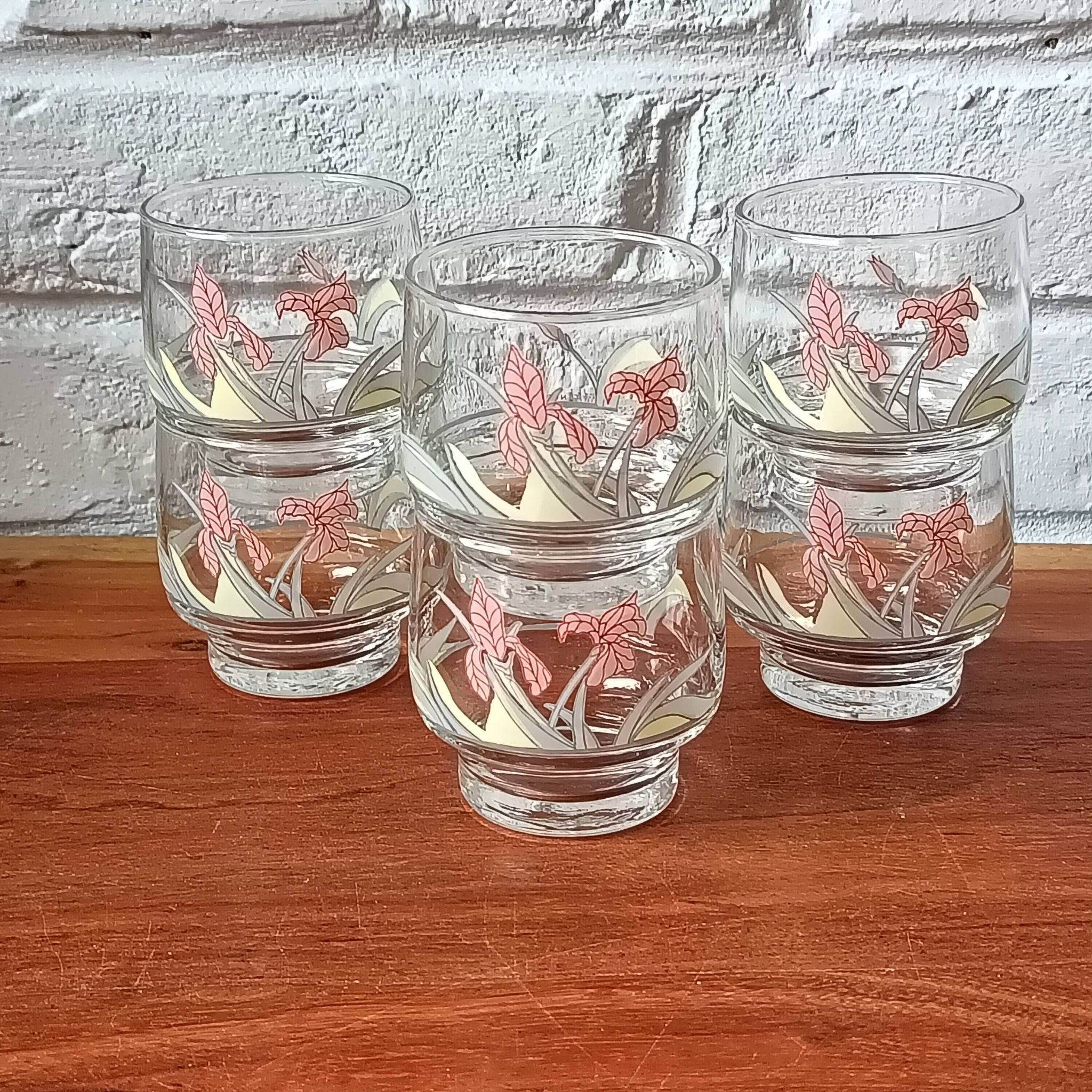 Luminarc France Diana vintage water glasses