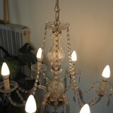 6-light chandelier with tassels