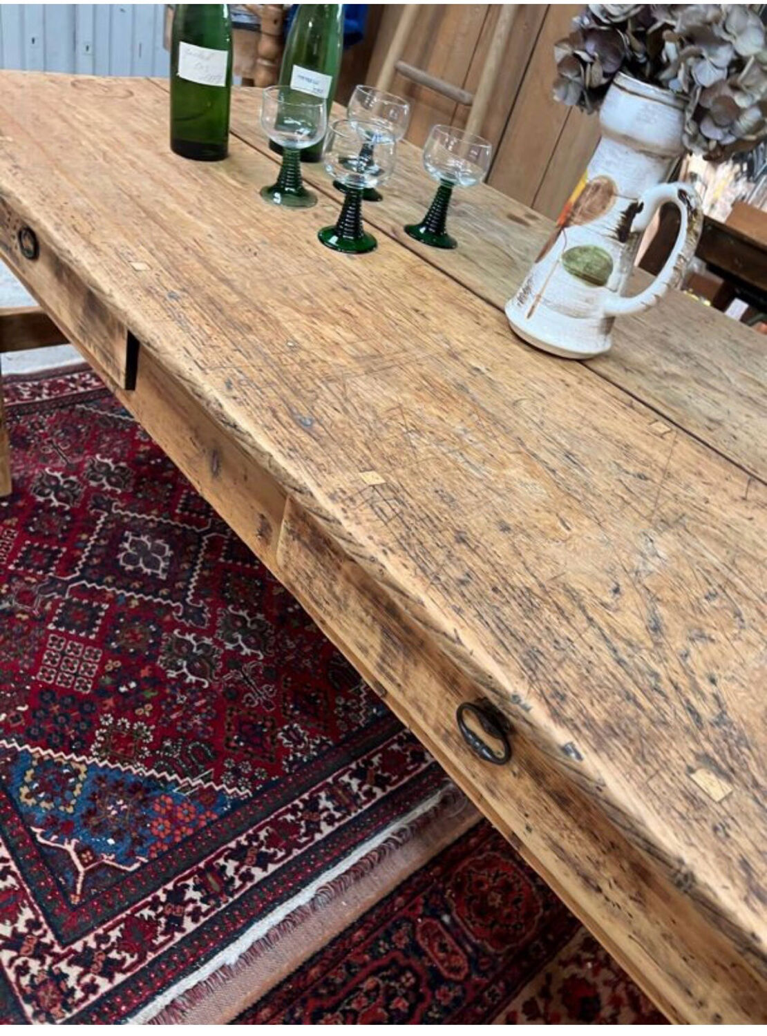 Old large farmhouse table