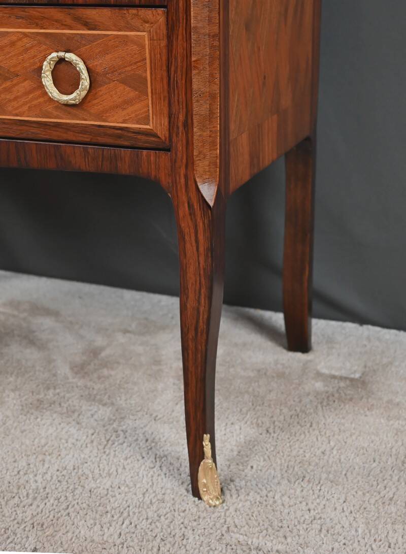 Marquetry Commode, Transitional Style Louis XV Louis XVI – Mid 20th Century
