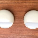 Italian Space Age Wall Lamps from the Mid-Century by Gerd Lange for Kartell, 1960s, Set of 2