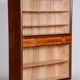 Art Deco Bookcase in Ash and Mahogany, Czech, 1940s