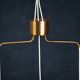 Glass Pendant Lamp by Carl Fagerlund, 1961