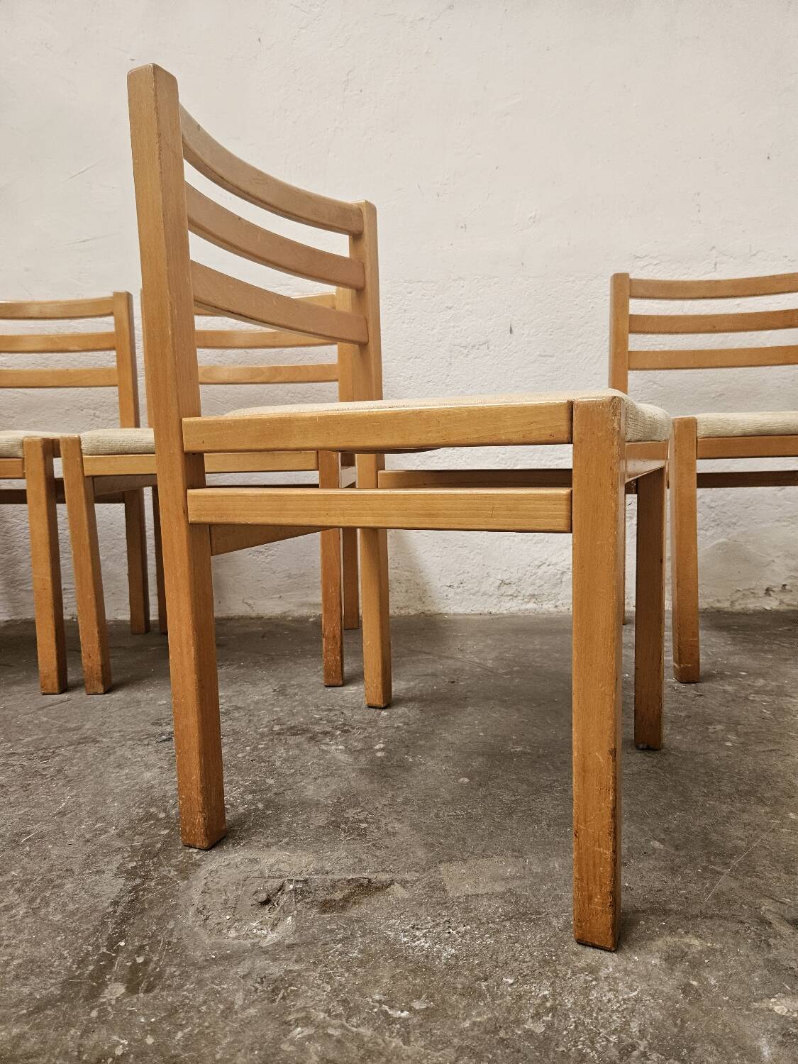 Set of 6 Swedish chairs 1970
