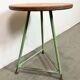 Green Industrial Workshop Stool, 1960s