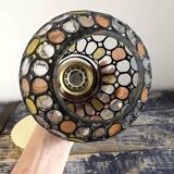 Vintage faceted pendant light