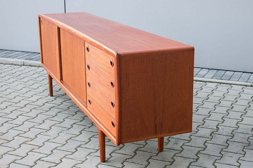 Danish Organic Teak Sideboard Design Hp Hansen 60s 70s