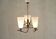 Lustre italien à trois opalines, 1950