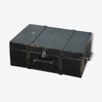 Malle ou valise en bois ancienne