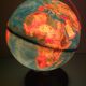 Globe in bright relief Rico Italy vintage 60s-70s