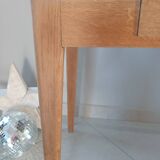 Raw wood desk, 1960s