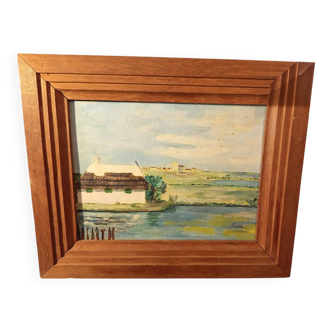 Original Oil Painting “Southern Landscape” – Signed Pasca
