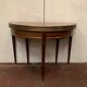 Console a système de style Napoléon III en acajou XIX siècle