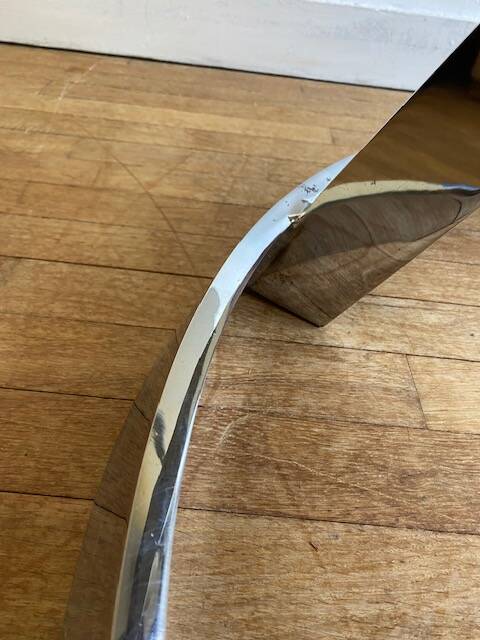 1970s chrome design table