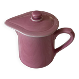 Pink ceramic teapot