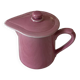 Pink ceramic teapot