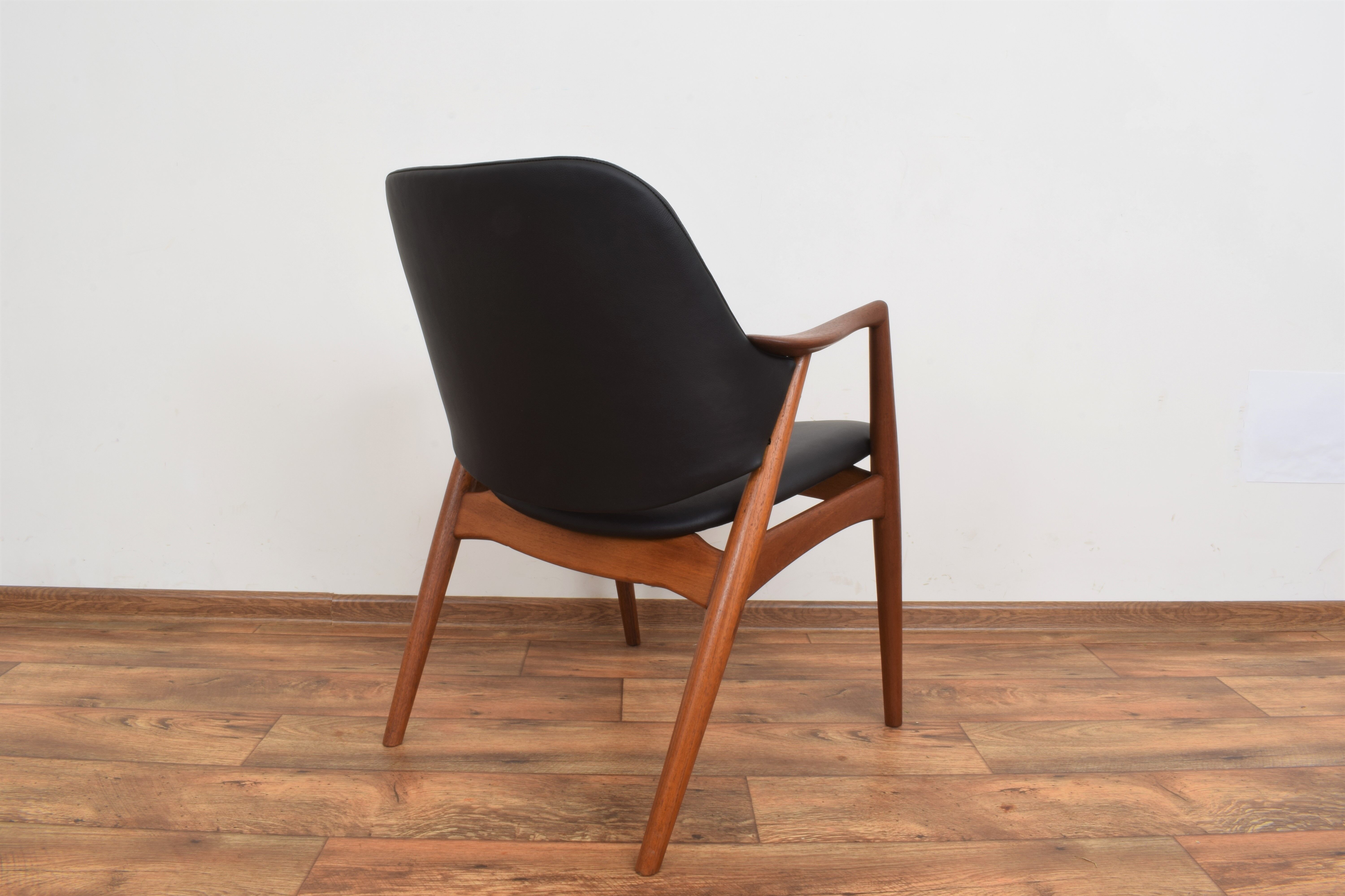 Swedish Teak Armchair by Alf Svensson for Dux