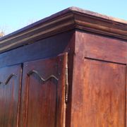 Louis Philippe wardrobe in solid walnut