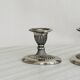 Pair of antique metal candlesticks