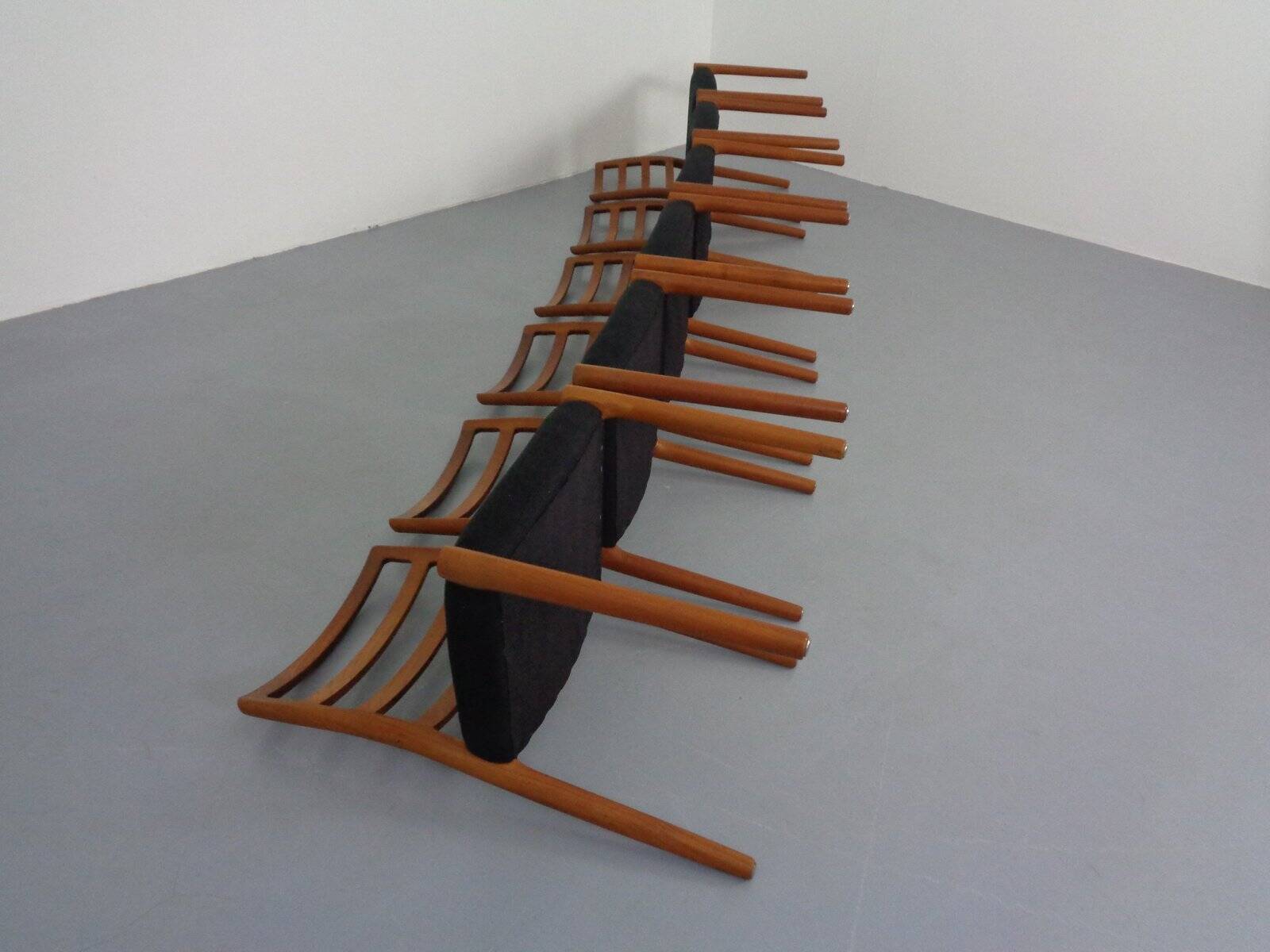 Model 85 Teak Dining Chairs by Niels Otto Møller for J. L. Møllers, 1960s, Set of 6