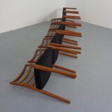 Model 85 Teak Dining Chairs by Niels Otto Møller for J. L. Møllers, 1960s, Set of 6