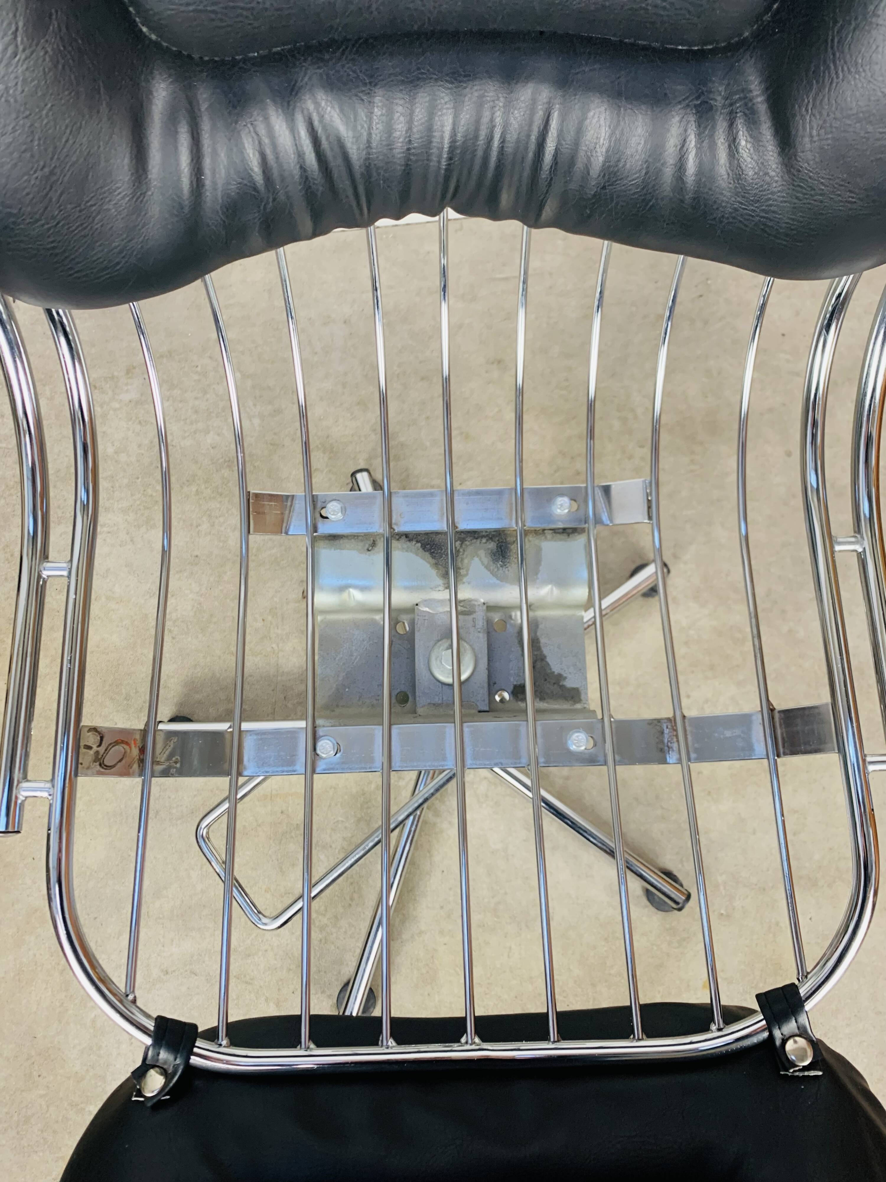 Adjustable and swivel office chair by Gastone Rinaldi