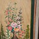 3-panel screen in painted wood