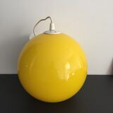 Hanging lamp 70s yellow