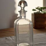 Antique glass carafe with stopper