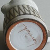 Pitcher ceramic signed Masson, 50-60 years
